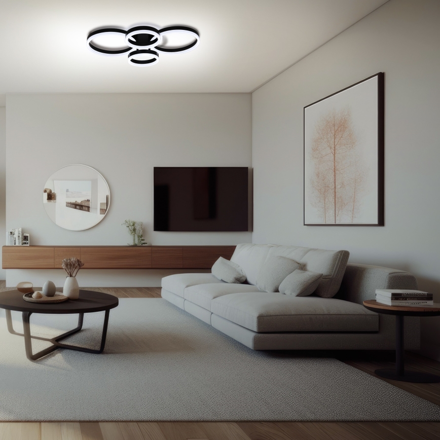 Brilagi - LED Димируем плафон ORBITS LED/49W/230V 3000/4000/6000K + дистанционно управление