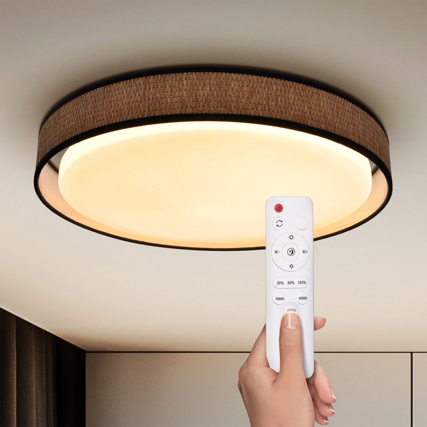 Brilagi - LED Димируем плафон PILAR LED/48W/230V 3000-6500K Ø 43 см + дистанционно управление
