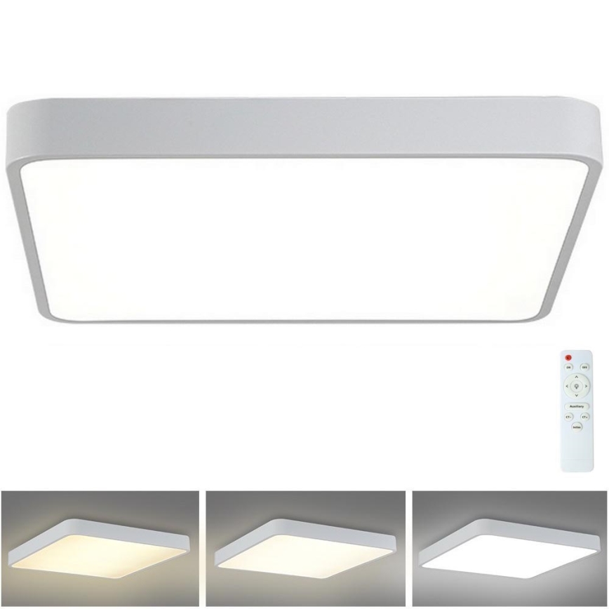 Brilagi - LED Димируем плафон POOL LED/48W/230V 3000-6000K 50x50 см бял + дистанционно управление