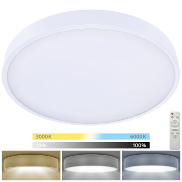 Brilagi - LED Димируем плафон POOL SMART LED/60W/230V 3000-6000K 50 см + дистанционно управление бял