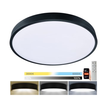 Brilagi - LED Димируем плафон POOL SMART LED/60W/230V 50 см 3000-6000K Wi-Fi Tuya + дистанционно управление черен