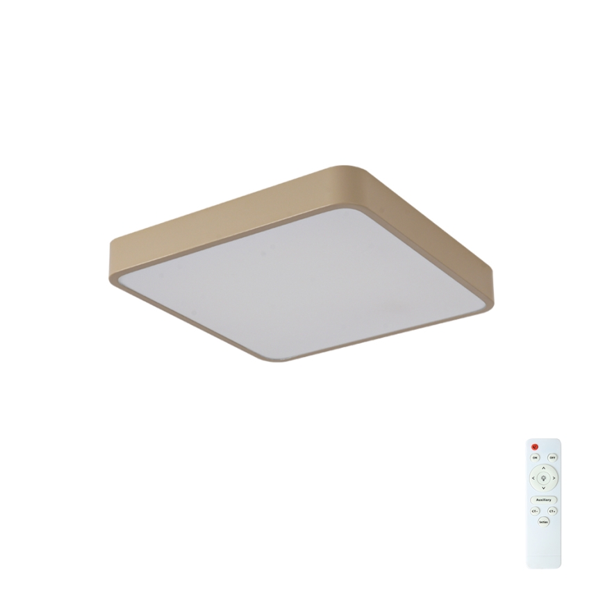BRILAGI - LED димируемо таванно осветително тяло POOL SQUARE LED/48W/230V 3000-6000K 50x50 cm бежово + дистанционно управление