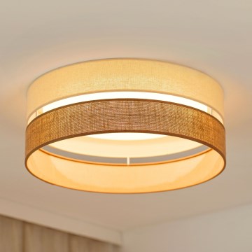 Brilagi - LED Димируем плафон ROYAL YUTE LED/24W/230V Ø 45 см 3000/4000/6500K бежов/кремав  + дистанционно управление