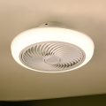 Brilagi - LED Димируем плафон с вентилатор LED/30W/230V 3000-6500K бял + дистанционно управление