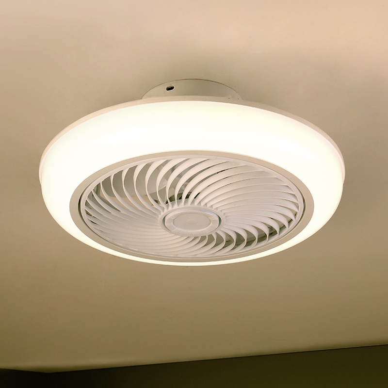 Brilagi - LED Димируем плафон с вентилатор LED/30W/230V 3000-6500K бял + дистанционно управление