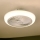 Brilagi - LED Димируем плафон с вентилатор LED/30W/230V 3000-6500K бял + дистанционно управление