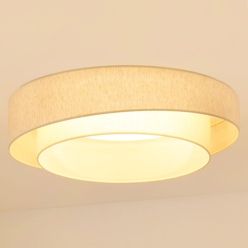 Brilagi - LED Димируем плафон SHINE LED/24W/230V 3000/4000/6500K кремав + дистанционно управление