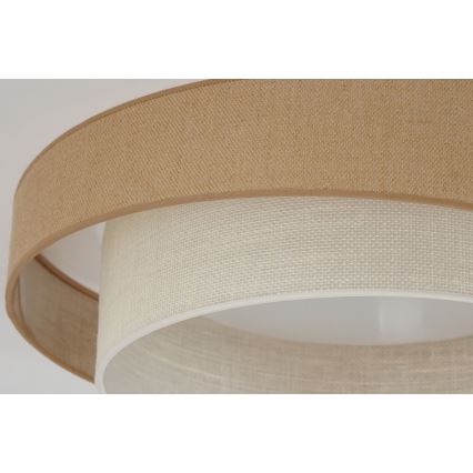 Brilagi - LED Димируем плафон SHINE LED/24W/230V Ø 60 см 3000/4000/6500K бежов/кремав + дистанционно управление
