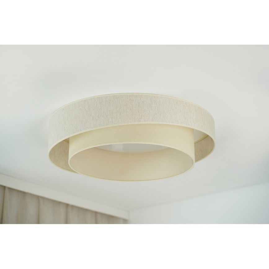 Brilagi - LED Димируем плафон SHINE LED/24W/230V 3000/4000/6500K кремав + дистанционно управление