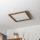 Brilagi - LED Димируем плафон SLIMFRAME WOOD LED/36W/230V 49,5x49,5 см 3000-6000K кафяв + дистанционно управление