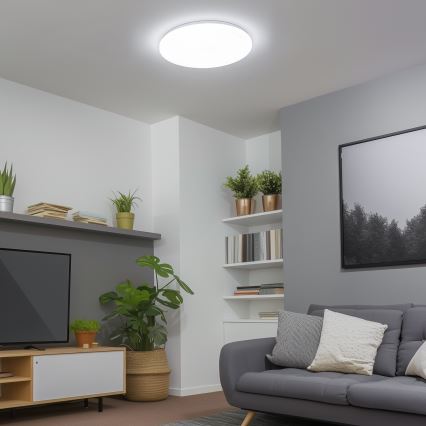 Brilagi - LED Димируем плафон SMART LED/24W/230V 2700-6500K Wi-Fi Tuya + дистанционно управление