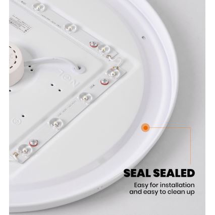 Brilagi - LED Димируем плафон SMART LED/24W/230V 2700-6500K Wi-Fi Tuya + дистанционно управление