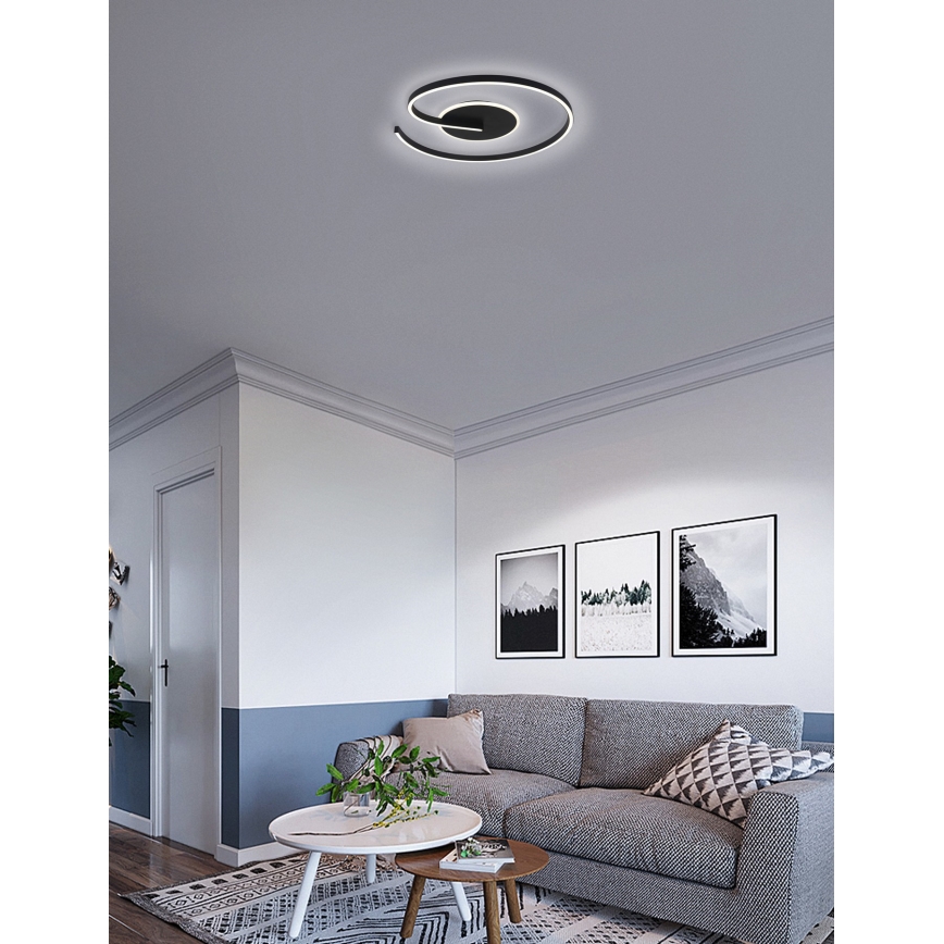Brilagi - LED Димируем плафон SPIRAL LED/56W/230V 3000/4000/6000K + дистанционно управление