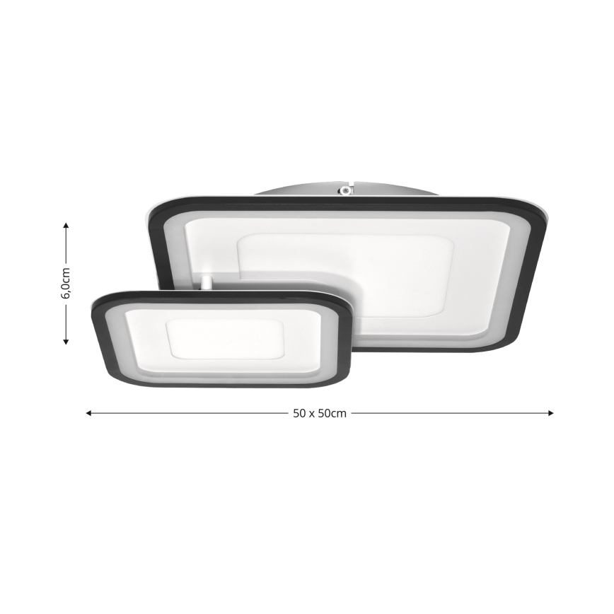 Brilagi - LED Димируем плафон TANDORA LED/49W/230V 3000/4000/6000K + дистанционно управление