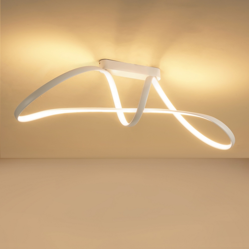 Brilagi - димируем LED плафон TWISTER LED/60W/230V 3000-6000K бял + дистанционно управление