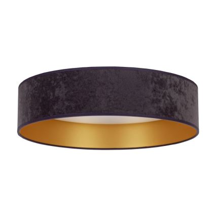 Brilagi - LED Димируем плафон VELVET SMART LED/36W/230V Ø 55 см 2700-6500K Wi-Fi Tuya сив/златист + дистанционно управление