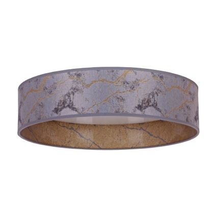 Brilagi - LED Димируем плафон VELVET SMART LED/36W/230V Ø 55 см 2700-6500K Wi-Fi Tuya сив/златист + дистанционно управление