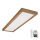 Brilagi - LED Димируем плафон за баня WOODY FRAME LED/50W/230V дъб 120x30 см 3000-6000K IP44 + дистанционно управление