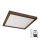 Brilagi - LED Димируем плафон за баня WOODY FRAME LED/50W/230V дъб 60x60 см 3000-6000K IP44 + дистанционно управление