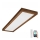 Brilagi - LED Димируем плафон за баня WOODY FRAME LED/50W/230V дъб череша 120x30 см 3000-6000K IP44 + дистанционно управление
