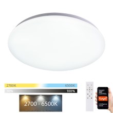 Brilagi - LED Димируем плафон SMART LED/24W/230V 2700-6500K Wi-Fi Tuya + дистанционно