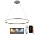 Brilagi - LED димируем полилей на кабел CIRCLE LED/55W/230V 3000-6500K Ø 80 см бял + дистанционно управление