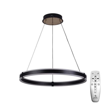 Brilagi - димируем LED полилей на кабел CIRCLE LED/85W/230V 3000-6500K Ø 60 см черен/златист + дистанционно управление
