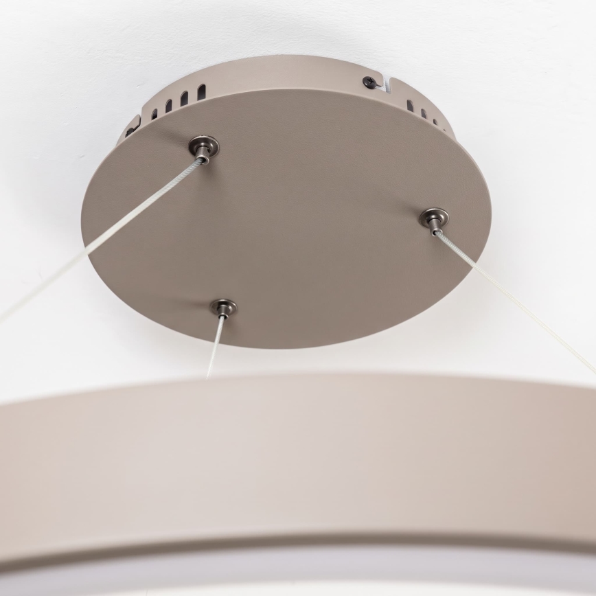 BRILAGI - LED полилей на кабел FALCON II LED/108W/230V 3000-6500K Ø 80 см бежов + дистанционно управление