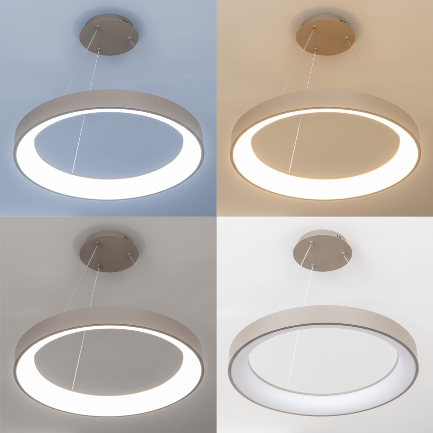 BRILAGI - димируема LED полилей на кабел FALCON II LED/99W/230V 3000-6500K Ø 60 cm бежов + дистанционно управление