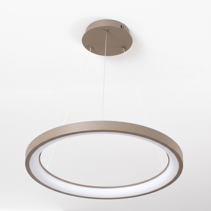 BRILAGI - LED димируема висяща лампа на кабел FALCON SLIM LED/42W/230V 3000-6500K Ø 50 см бежова + с дистанционно управление