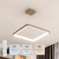 BRILAGI - LED Димируем полилей на кабел FALCON SLIM LED/50W/230V 3000-6500K 50x50 cm бежов + дистанционно управление