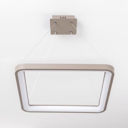 BRILAGI - LED Димируем полилей на кабел FALCON SLIM LED/50W/230V 3000-6500K 50x50 cm бежов + дистанционно управление