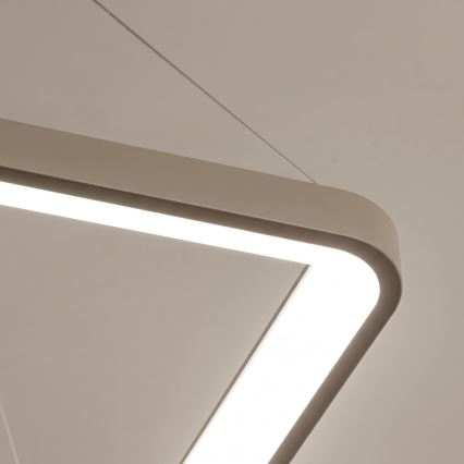 BRILAGI - LED Димируем полилей на кабел FALCON SLIM LED/50W/230V 3000-6500K 50x50 cm бежов + дистанционно управление