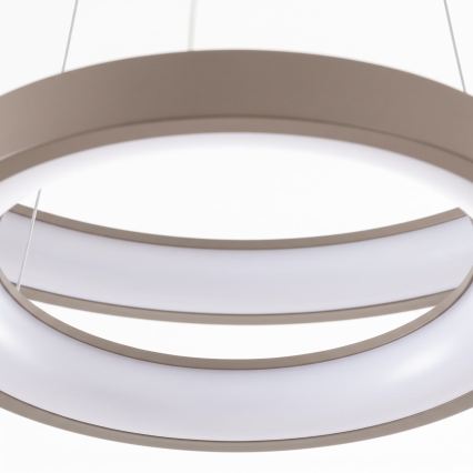 BRILAGI - LED Димируем полилей на кабел FALCON SLIM LED/68W/230V 3000-6500K Ø 50 см бежов + дистанционно управление