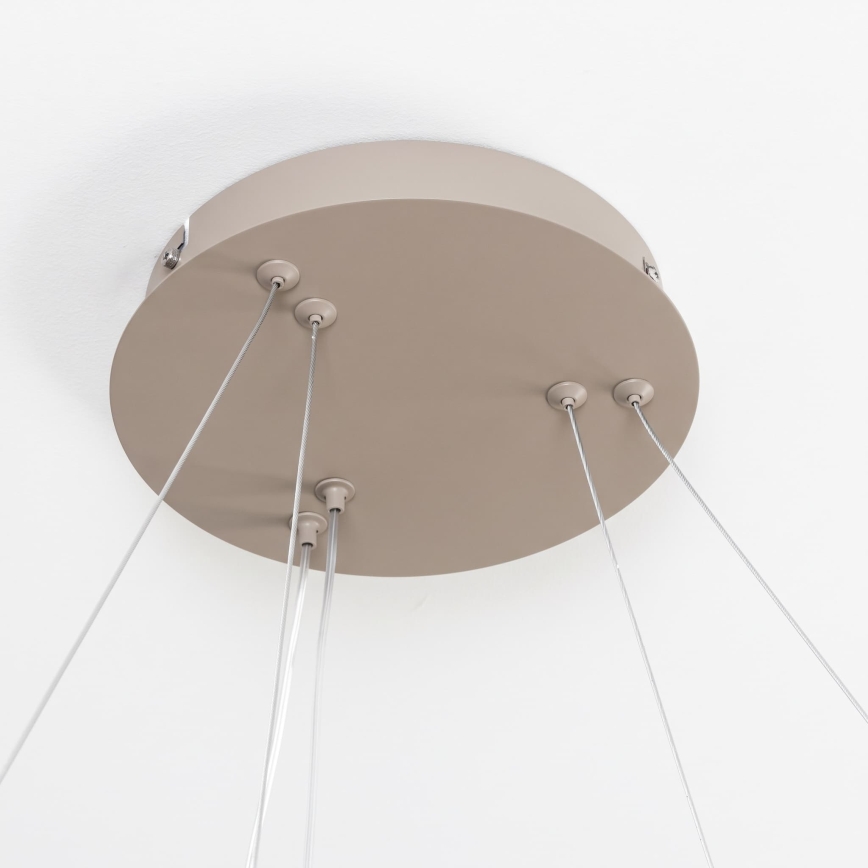 BRILAGI - LED Димируем полилей на кабел FALCON SLIM LED/68W/230V 3000-6500K Ø 50 см бежов + дистанционно управление