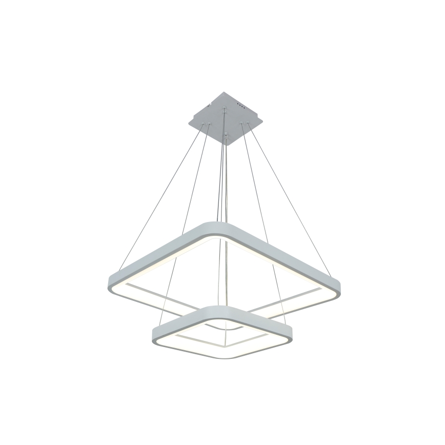 Brilagi - Полилей с регулируема яркост на кабел FALCON SLIM LED/78W/230V 3000-6500K 50x50 cm бял + с дистанционно управление