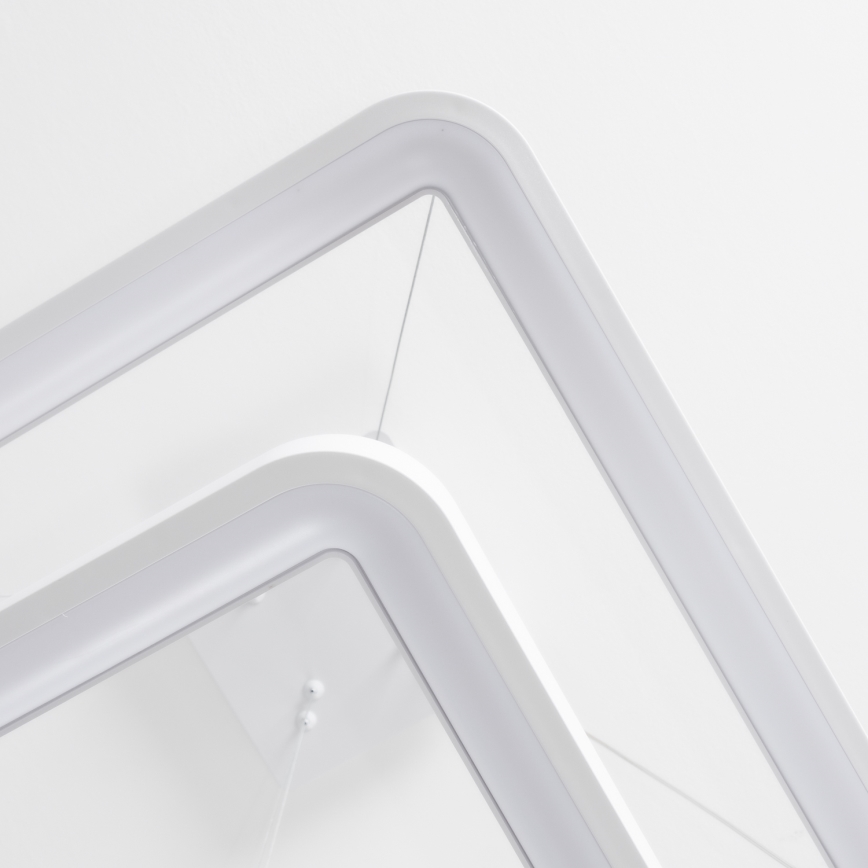 Brilagi - Полилей с регулируема яркост на кабел FALCON SLIM LED/78W/230V 3000-6500K 50x50 cm бял + с дистанционно управление