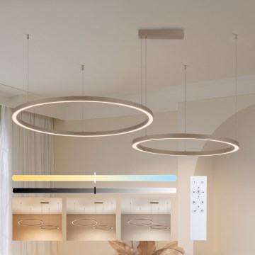 Brilagi - LED димируем полилей на кабел PORTOFINO LED/98W/230V 3000-6000K бежов + дистанционно управление