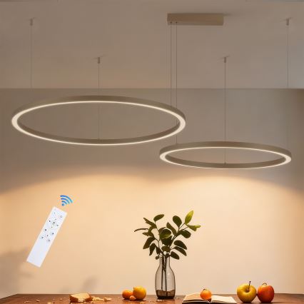 Brilagi - LED димируем полилей на кабел PORTOFINO LED/98W/230V 3000-6000K бежов + дистанционно управление