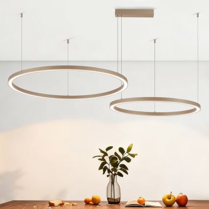 Brilagi - LED димируем полилей на кабел PORTOFINO LED/98W/230V 3000-6000K бежов + дистанционно управление