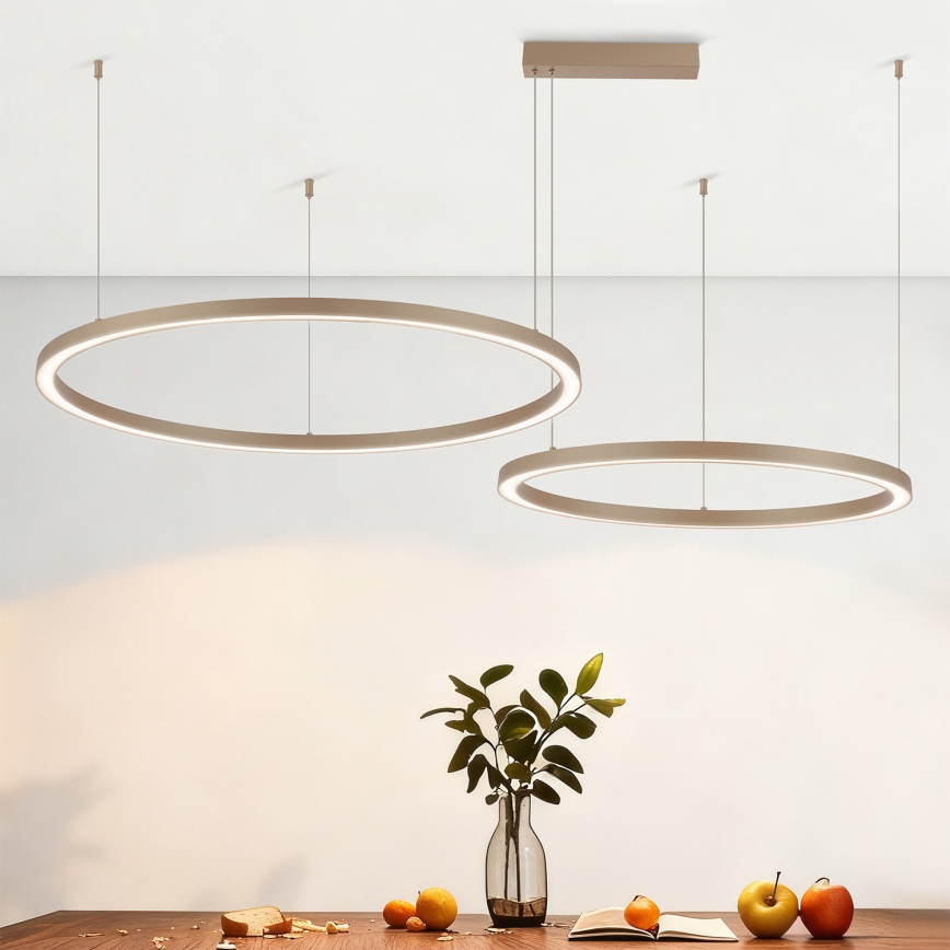 Brilagi - LED димируем полилей на кабел PORTOFINO LED/98W/230V 3000-6000K бежов + дистанционно управление