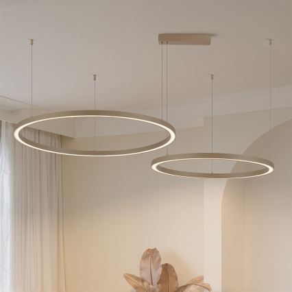 Brilagi - LED димируем полилей на кабел PORTOFINO LED/98W/230V 3000-6000K бежов + дистанционно управление