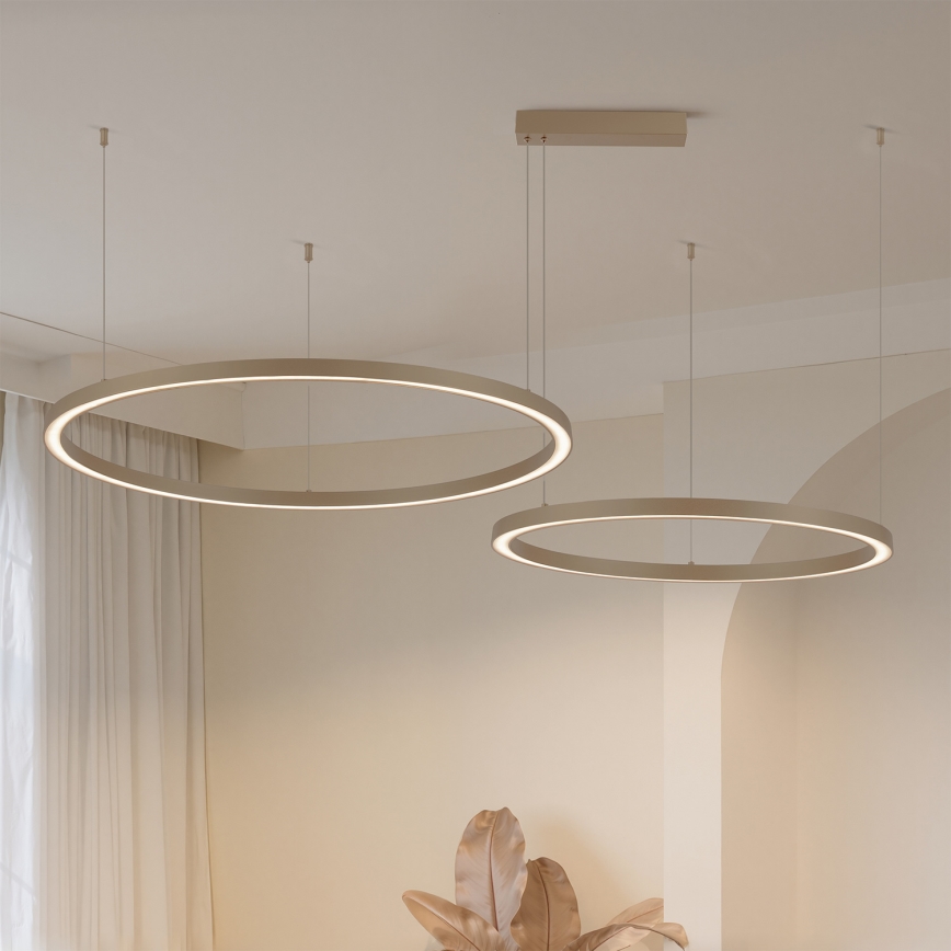 Brilagi - LED димируем полилей на кабел PORTOFINO LED/98W/230V 3000-6000K бежов + дистанционно управление