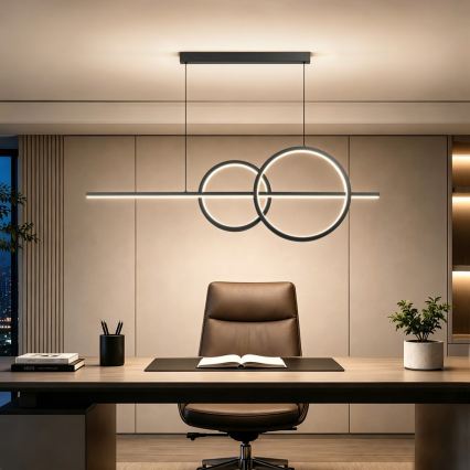 BRILAGI - LED димируем полилей на кабел SIGNATURE LED/53W/230V 3000-6000K 120 cm черен + дистанционно управление