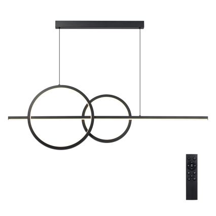 BRILAGI - LED димируем полилей на кабел SIGNATURE LED/53W/230V 3000-6000K 120 cm черен + дистанционно управление