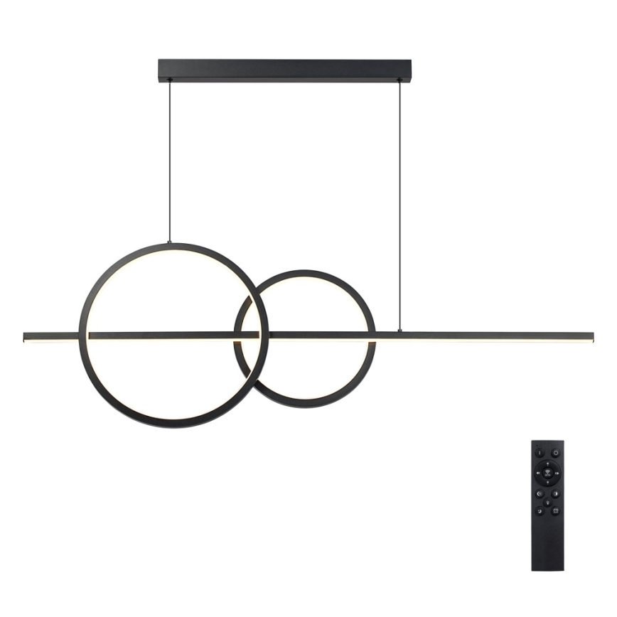 BRILAGI - LED димируем полилей на кабел SIGNATURE LED/53W/230V 3000-6000K 120 cm черен + дистанционно управление