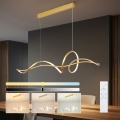Brilagi - LED димируем полилей на кабел SIGNATURE LED/55W/230V 3000-6000K 120x23 см златист + дистанционно управление