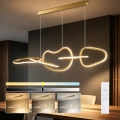 BRILAGI - LED Димируем полилей на кабел SIGNATURE LED/80W/230V 3000-6000K 120x25 cm златен + дистанционно управление