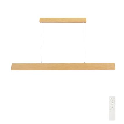 Brilagi - LED димируем полилей на кабел SLIMLINE LED/40W/230V 3000-6000K декор дъб + дистанционно управление