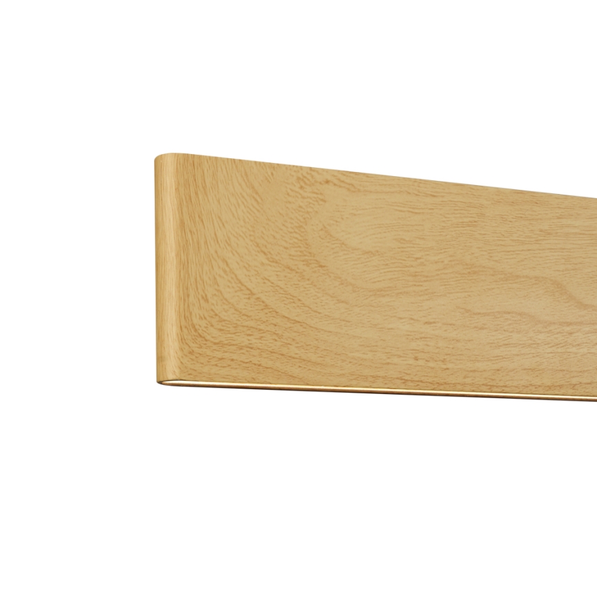 Brilagi - LED димируем полилей на кабел SLIMLINE LED/40W/230V 3000-6000K декор дъб + дистанционно управление